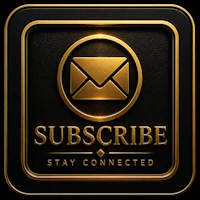the subscribe stay connected logo on a black background